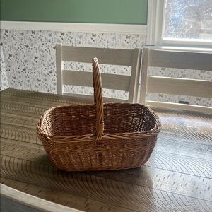 Elegant Brown Wicker Basket